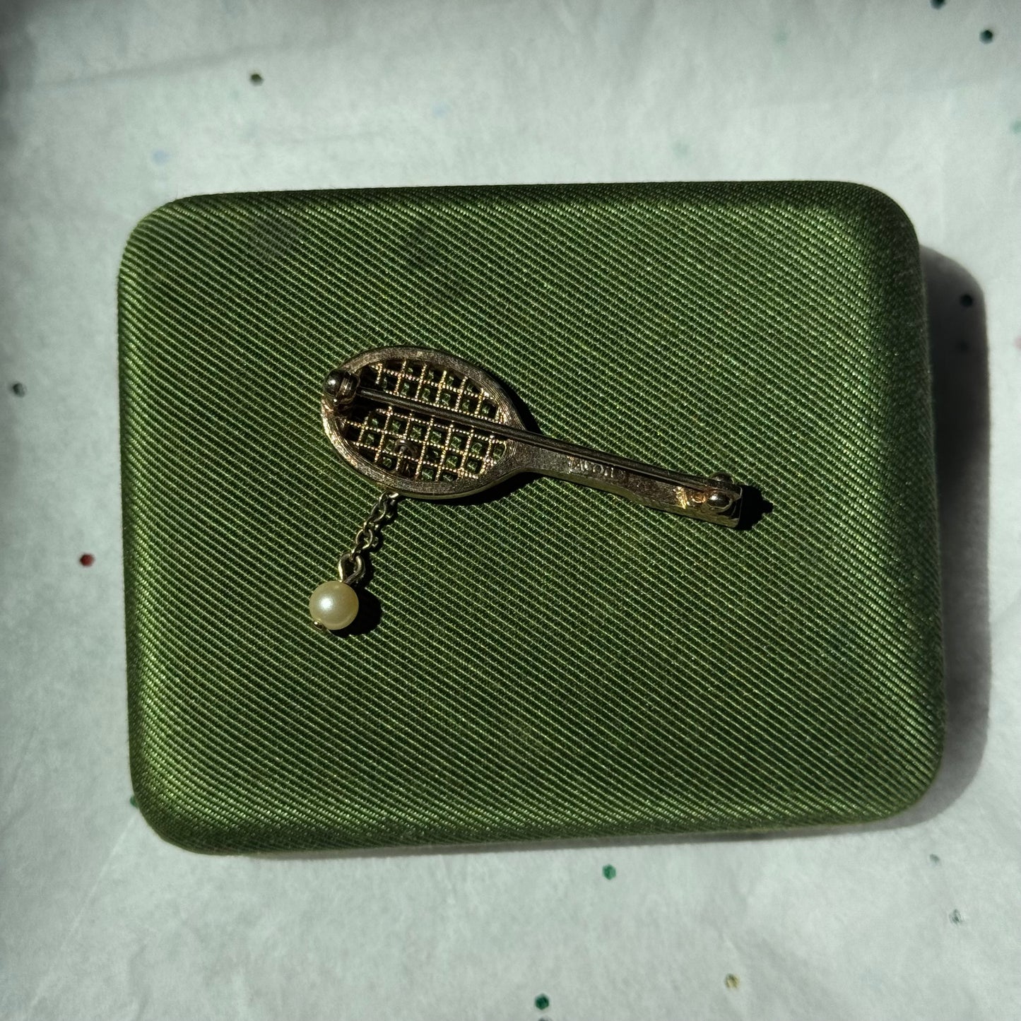 Vintage Articulated Tennis Brooch