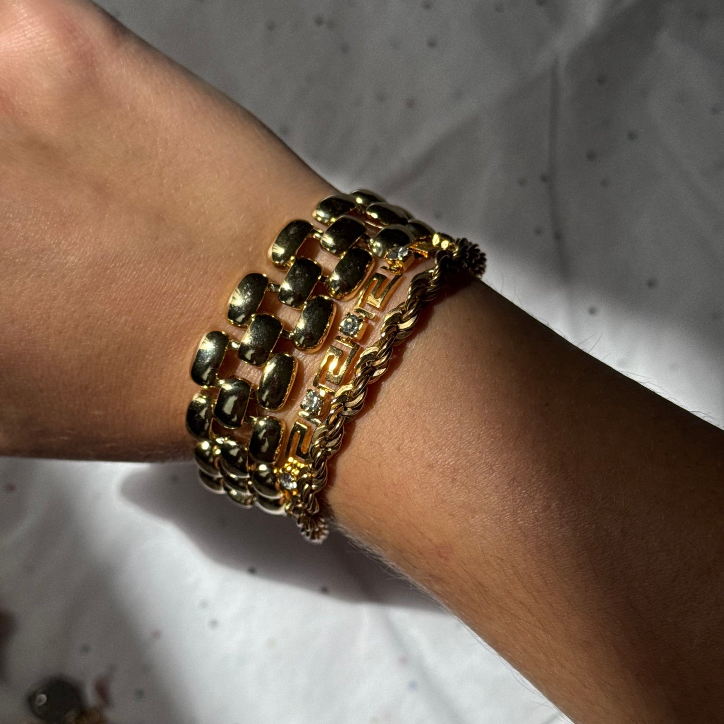 Vintage Gold Panther Chain Bracelet
