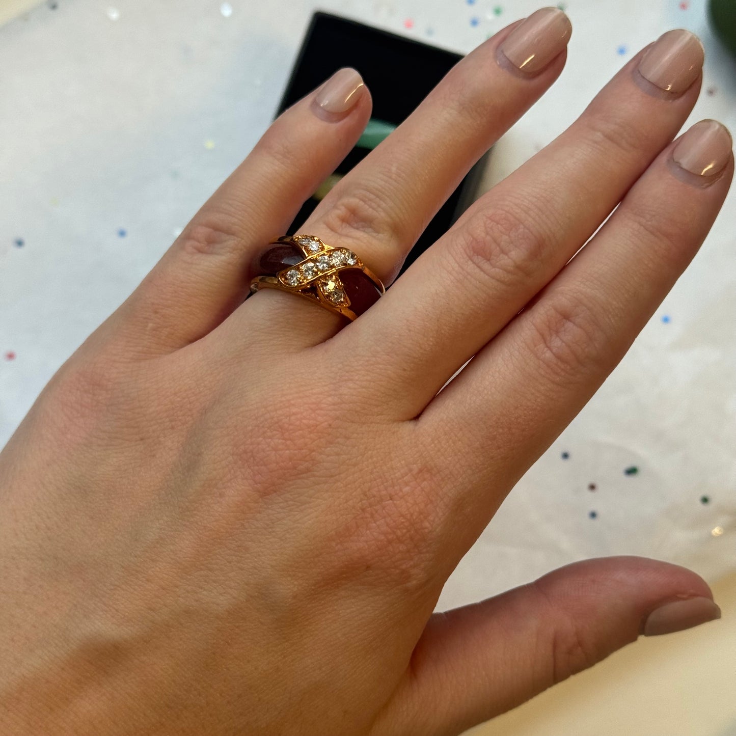 Vintage Interchangeable Gold Ring