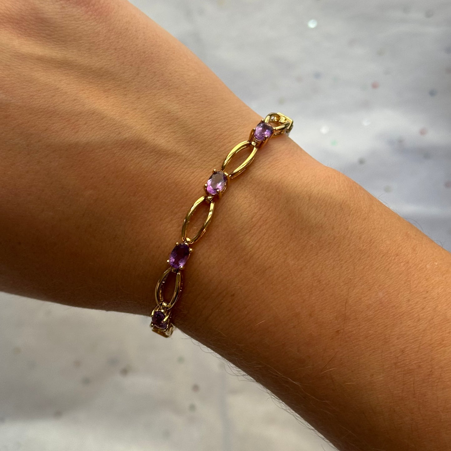 Vintage Gold Rhinestone Bracelet