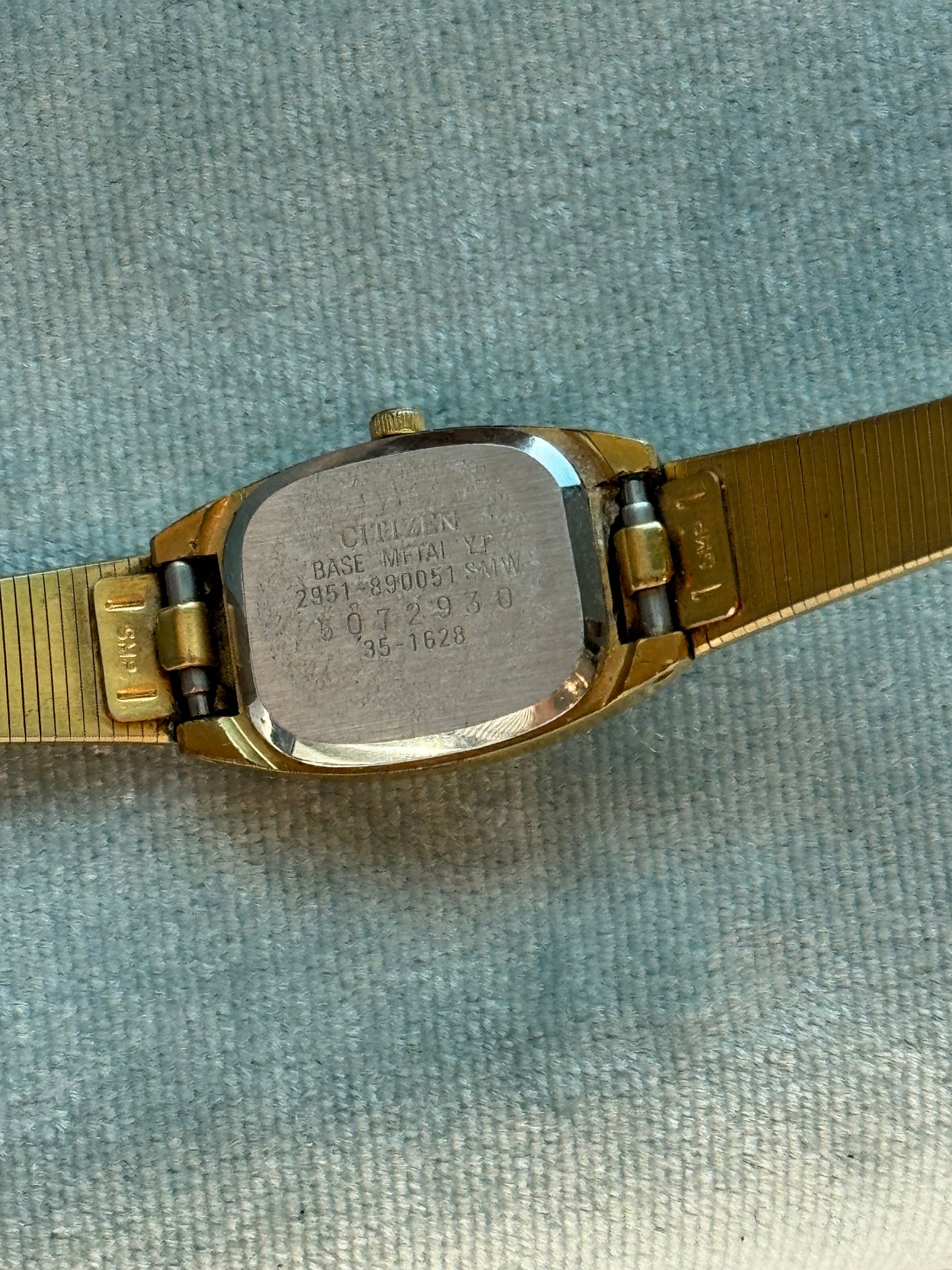 Vintage Gold Square Face Citizen Watch