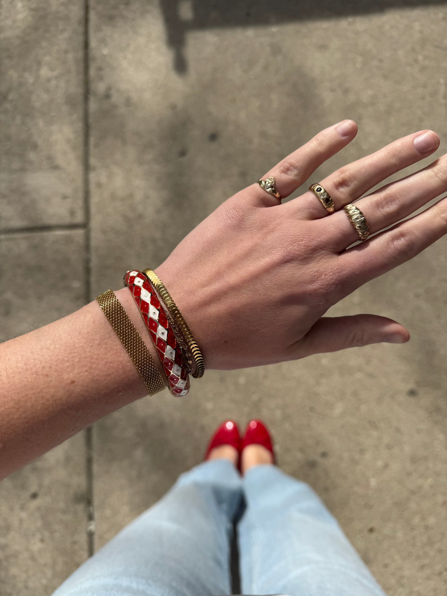 Gold Mesh Bracelet