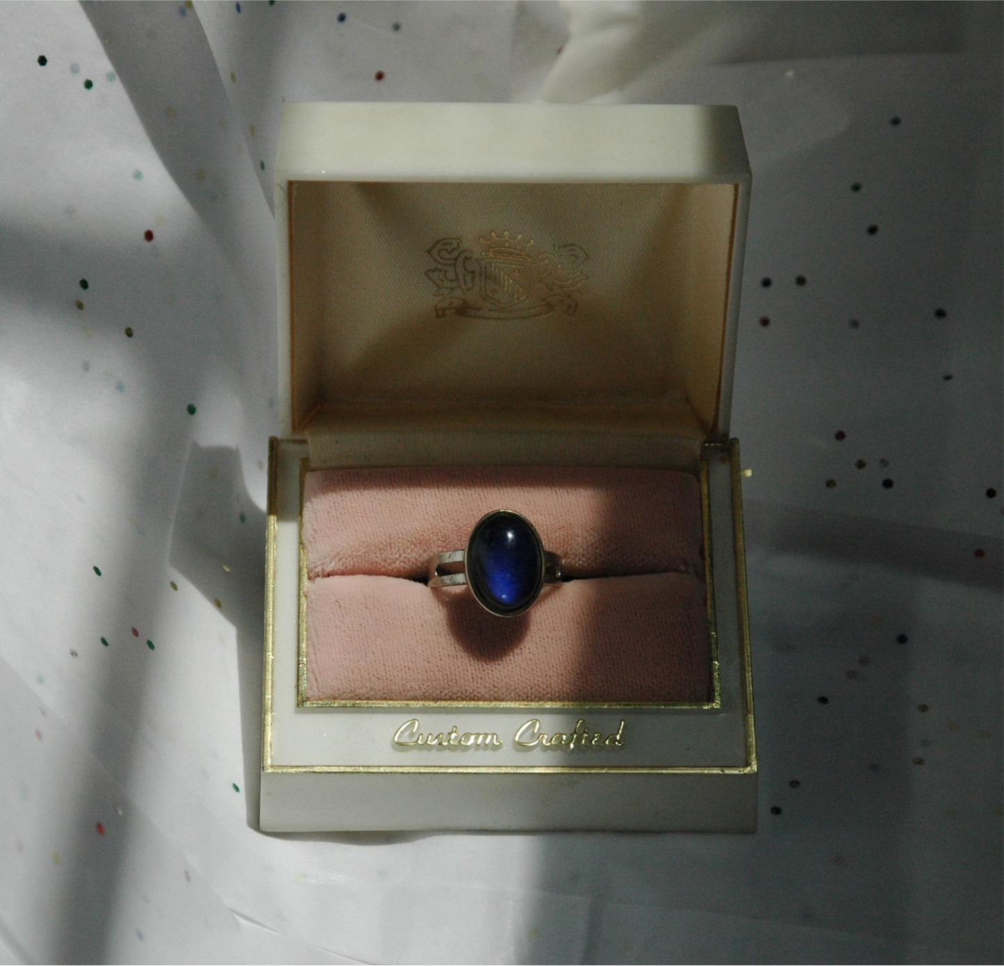 Vintage Silver Tone Mood Ring