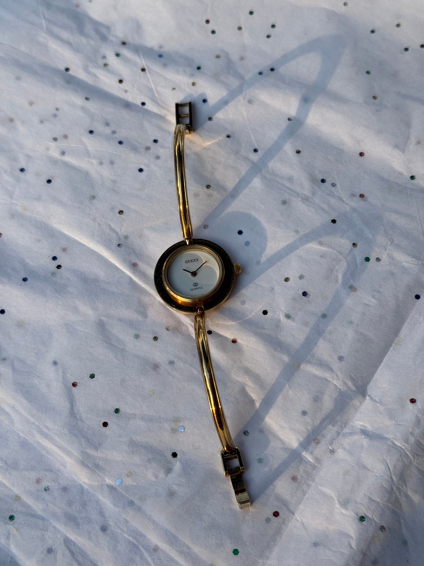 Vintage Working Gucci Bezel Watch with Original Box