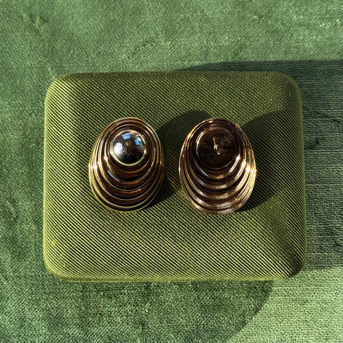 Vintage Two Tone Avon Statement Earrings