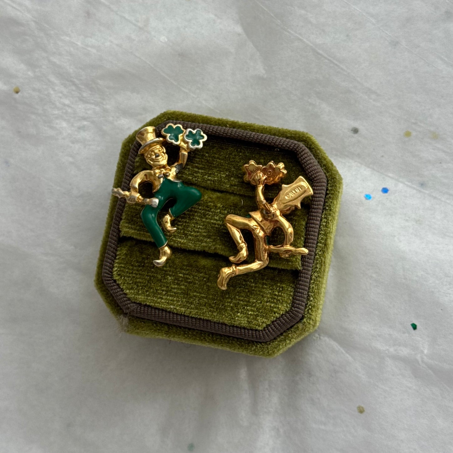 Vintage Avon Leprechaun Pins