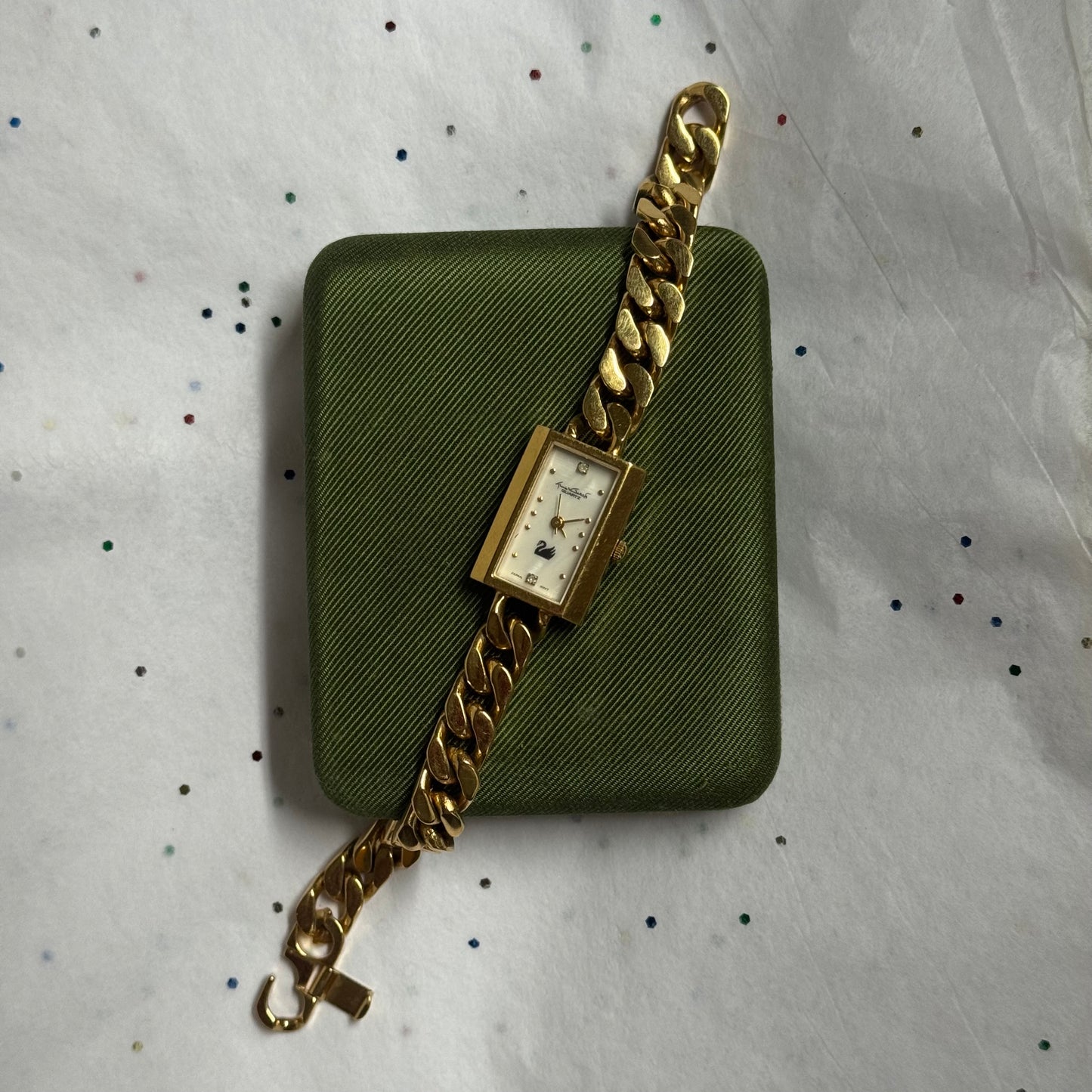 Vintage Gold Chain Watch