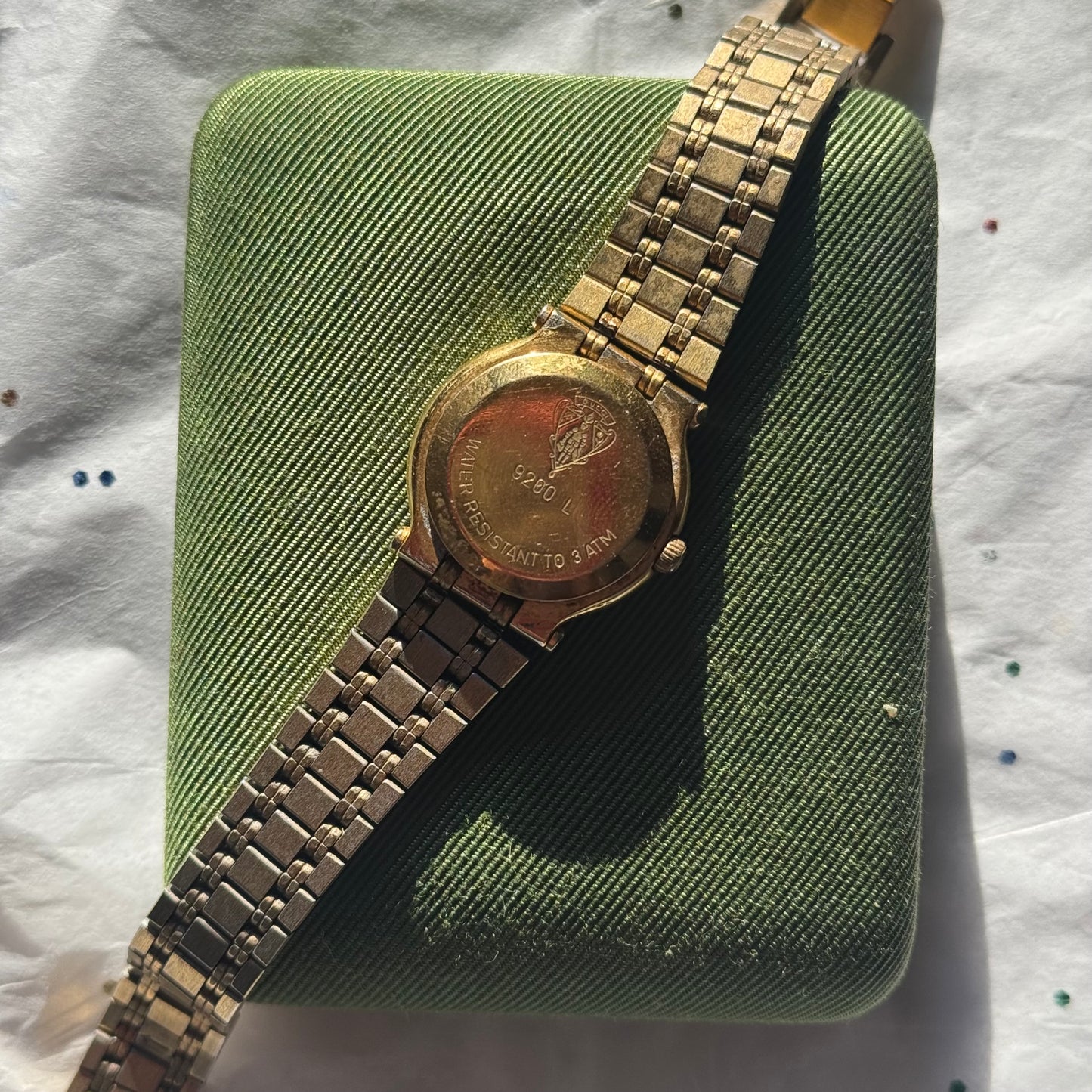 Vintage Authentic Gucci Running Gold Watch