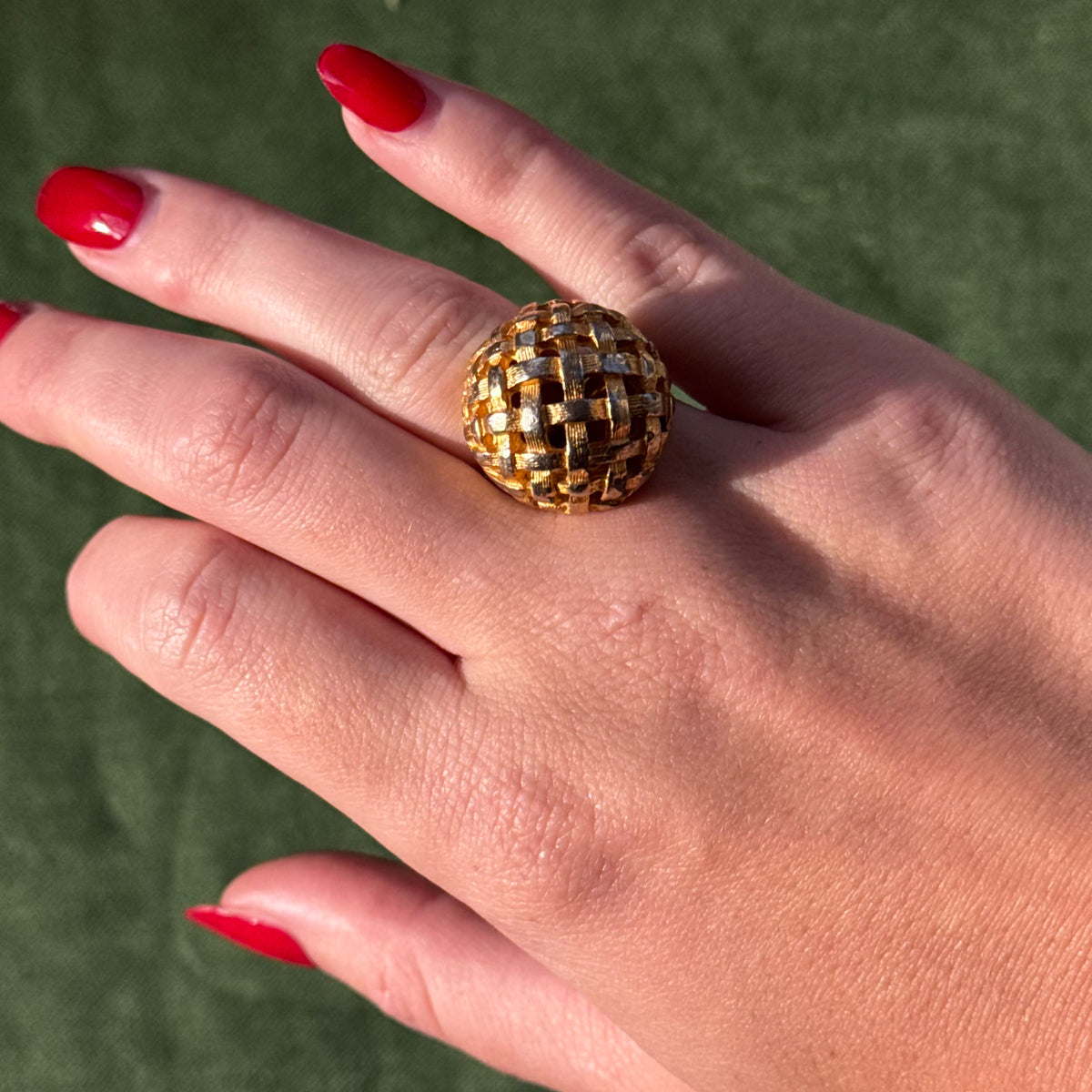 Vintage Gold Woven Ring
