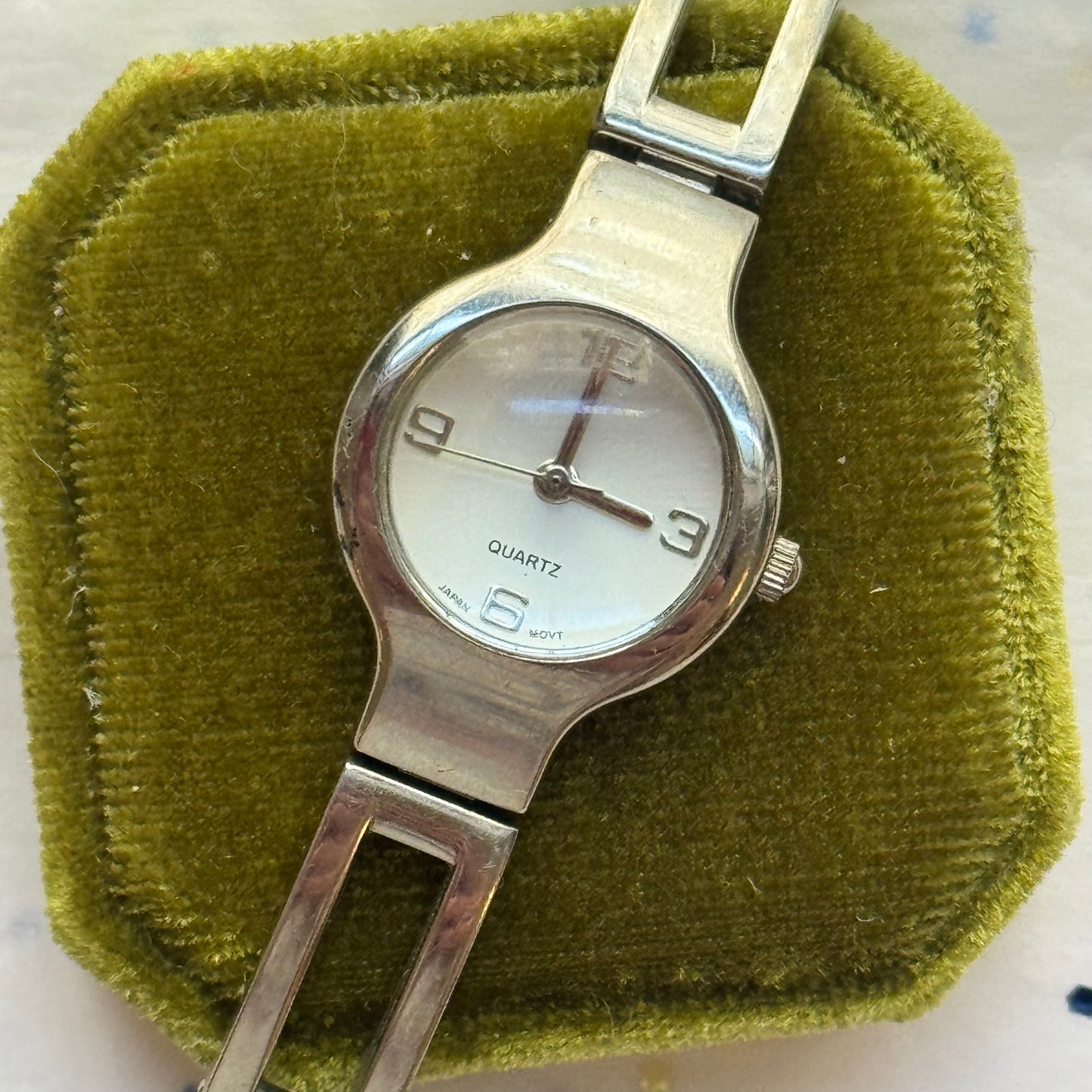 Vintage Silver Face Watch