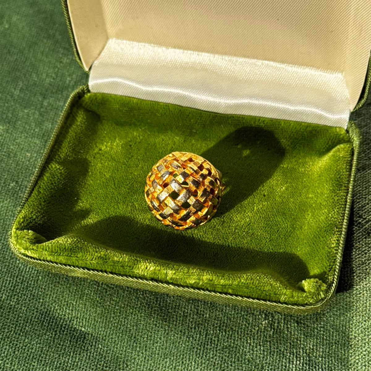 Vintage Gold Woven Ring