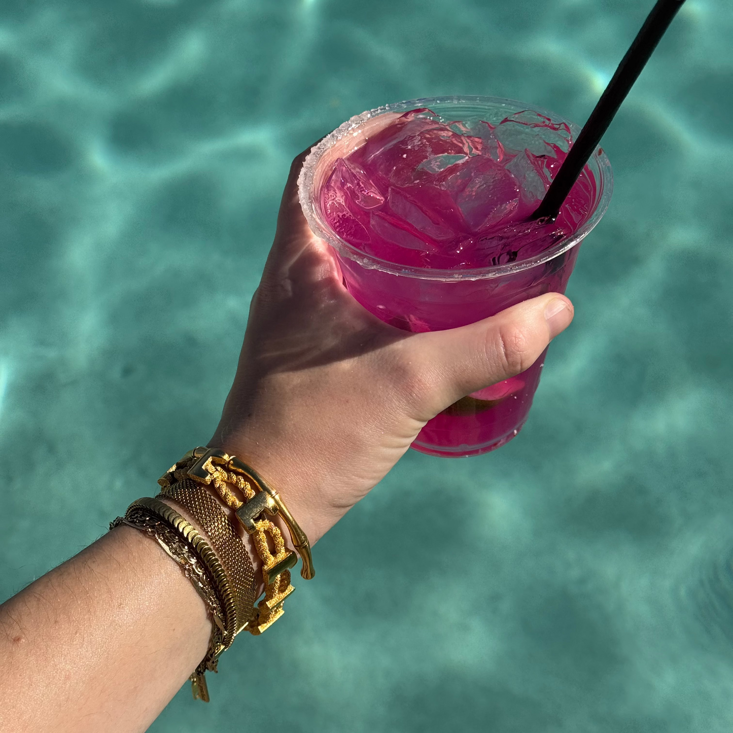 Gold Mirror Link Bracelet