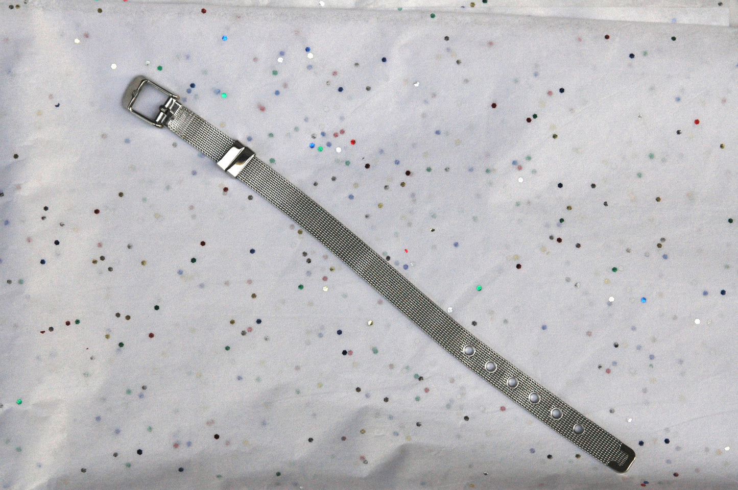 Silver Belt Buckle Bracelet