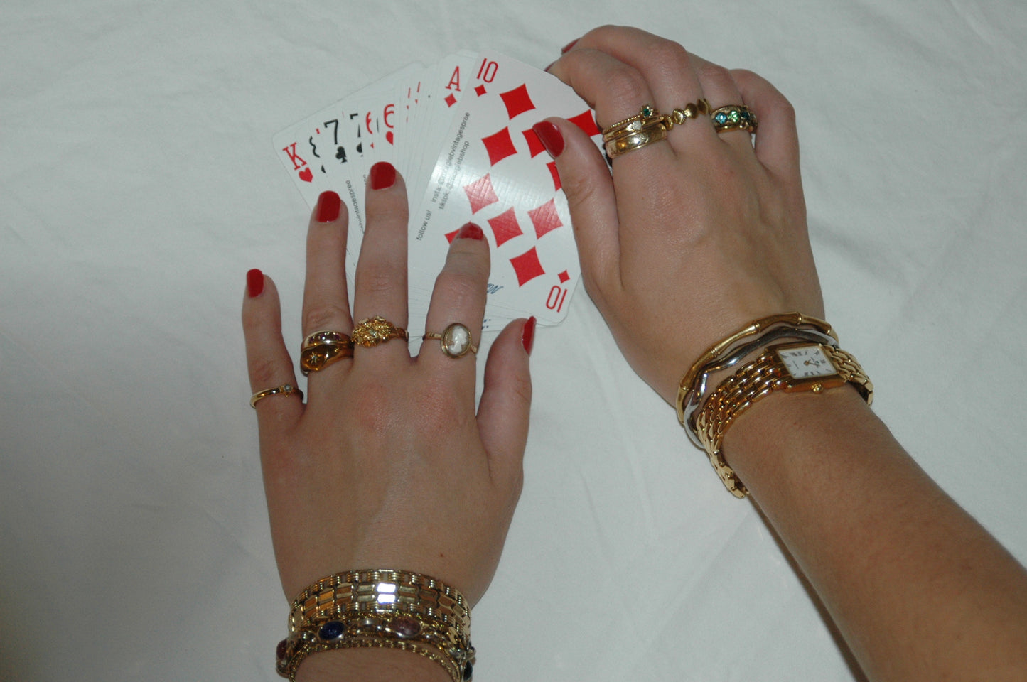 Gold Bamboo Cuff Bracelet